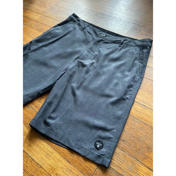 MOLOKAI Surf Co. Gray Hybrid Boardshorts  sz 36 - Picture 2 of 14